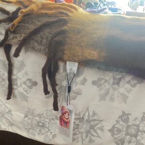 Cozy Brown and Yellow Scarf